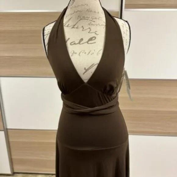 10+ Brown Halter Dress